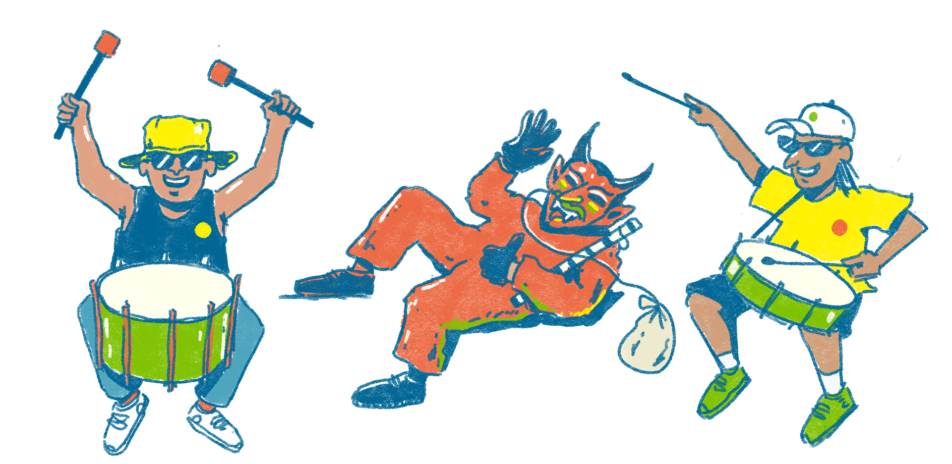 Matachines ilustración